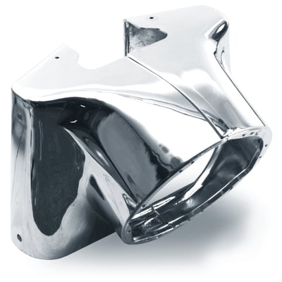 Chrome plated reproduction of the aluminum headlamp housing.
Without switch mount holes on rear side.
Includes left and right side.
OEM replacement reference 67847-60 (left, polished), 67848-60 (right, polished)