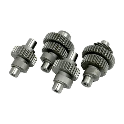 .425" valve lift. Bolt-in. Hot street. Highest lift available without head work. Good mid and upper end power. Compression Ratio should be between 1:9 and 1:10 for best result. Can be used with stock springs.
Note: This L84-85 cam set (for alternator equipped models) does not have generator drive gears.