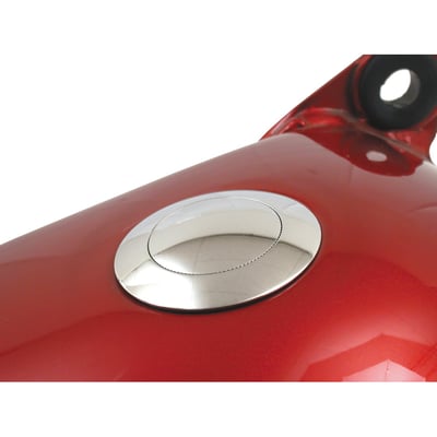 Chrome; non-vented; left sidede; left hand threaded; 60mm Outside Diameter