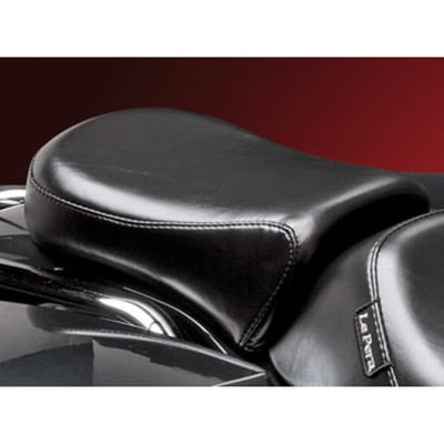 7.75" wide. Foam. Designed to be a perfect match for the LePera Silhouette solo seat of the same model year.