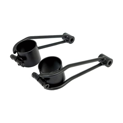 Black painted steel. Compatible with 900937 (chrome) and 900938 (black with chrome trim ring) Vintage headlamps.