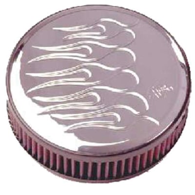 Machined from billet aluminum, polished and chrome plated. Fits head breathing XL Sportster models with stock Keihin CV carburetor. Comes complete with all mounting hardware. 