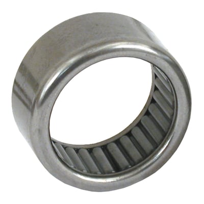 Koyo (former Torrington). When still present it is advised to replace the low cost OEM needle bearing in 92-99 Evolution Big Twin models marked 'INA SCE 138 USA' with a 'full needle' bearing to increase reliability. Especially important when using higher lift cams, which increases stress in the camshaft bearing.
OEM replacement reference 9058, 9058A