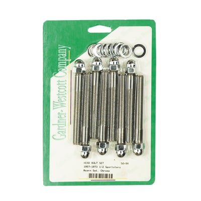 Chrome; 900cc models; incl. washers