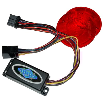 - Run-Turn-Brake module for rear turn signals 
- Gives running light and brakelight function to turn signals and maintains turn signal function 
- Load equalizer is built-in 
- Module will work with 2000-up TSM and TSSM module/security systems.