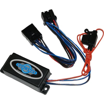 Used for rear turn signals only. 
Used with non CAN-bus compliant LEDs. 
Plug 'n Play installation. 
Used to prevent rapid-flashing turn signal indicators and the BCM (Body Control Module) triggering trouble codes when non-compliant turn signals are installed. 
Produces no heat due to solid state construction and will run emergency turn signal flashers for any length of time. 
Dimensions: 8.5" (21.6cm) × 6.5" (16.5cm) × 1.25" (3.2cm).