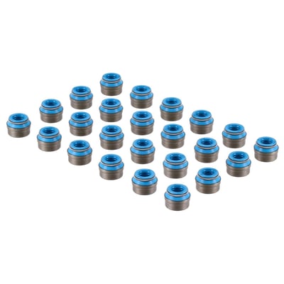 With 24 seals. Comes with with built-in spring-loaded Viton wipers. Valve stem seals can be used, and are recommended, on all applications. They will help control oil consumption in any type H-D engine.
Note: Valve seal installation tools are not included and must be purchased separately when required.