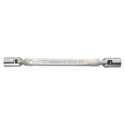 US sizes. Incl. 5/8" and 11/16" 12-point sockets. Chrome vanadium, satin finish.
