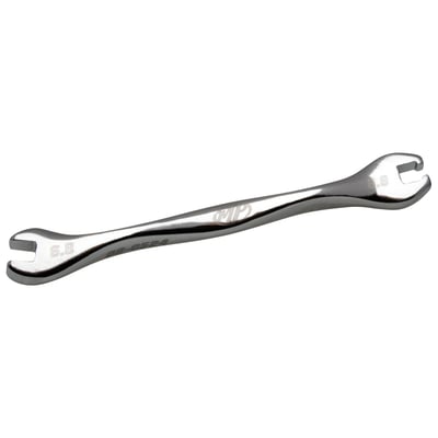 Ergonomic handle with excellent grip & feel; With open and semi-closed ends; Open-end for quick adjustment, semi-closed end is for hard to turn nipples. 
Note: See 514998 for 6-pk Ergo spoke wrenches from 5.0mm to 7.0mm