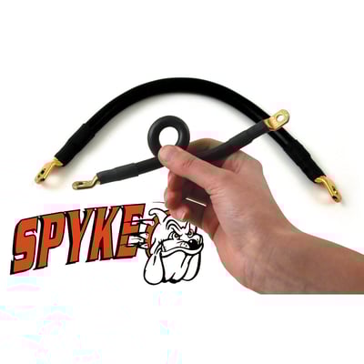 72" (182cm) long battery cable with 6x 3/8" diameter eyelets. Allows the fabrication of 3 complete battery cables. 
Compatible with all OEM & high performance starters. Extremely flexible. They'll bend effortless, similar to a spark plug cable. Over 1600 tin plated thin copper strands are used in this thick 4 gauge / 5.19mm diameter / 19mm² cable (stock is just 6 gauge / 13mm²), which is covered by a silicone jacket. The 6 included heavy-duty terminals are gold plated for best and lasting electrical conduction, These can be fully sealed to the jacket to make the cable waterproof and corrosion resistant. Designed to reduce voltage drop so maximum power to the starter motor is insured. Heat and vibration resistant.