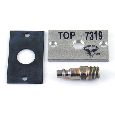 Front master cylinder; Dimensions: 63mm long x 37mm wide; 53mm cen-center mount holes