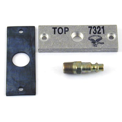 JayBrake & Roland Stocker front master cylinder; Dimensions: 89mm long x 32mm wide; 74.5mm center-center mount holes