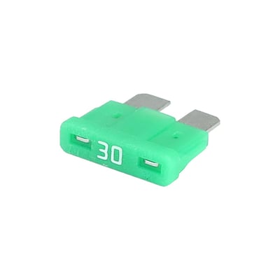 ATC fuse, the most commonly used fuse. Comes with a built-in LED indicator light that lights-up when the fuse is blown. No more hassle to detect a blown fuse in confined or dark spaces. Housing approx. 12mm high x 19mm wide. Can be used as replacement for various H-D models and for use in any custom application where ATC/ATO blade style fuses are used.