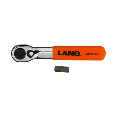 15° offset head. 2-piece. Fine tooth. Comes with 5° ratchet increments. Mini reversible ratcheting wrench with very small (11cm overall length) dimensions. Accepts all regular 1/4" bits. Tool includes slotted (screwdriver) and Phillips bits.