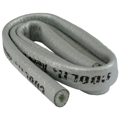 1" (25.4mm) dia. x 3ft. (91cm) long. Silicone covered fiberglass sleeves. Designed to protect wires and hoses from heat & abrasion. Continues heat protection up to 500°F (262°C) and short term exposure to 2000°F (1102°C).