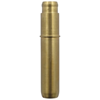C630 bearing bronze. Standard size: 0.440" O.D. (11.18mm); 0.2340" I.D. (5.94mm); 1.925" OAL (48.90mm). C630 bearing bronze is a tough nickel-aluminum-bronze alloy typically used in high performance and racing applications where rapid heat transfer from the valve to head is important.