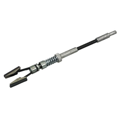 By using controlled pressure it is possible to use just one stone grit for polishing and honing. Stones are square end to hone to the end of step-cut end blind-end cylinders.
2 stones, 1 1/8" long, 240 grit; Adjustable range 11/16" to 2 1/2" (17.4mm to 63.5mm); 
Note: See 530701 for replacement stone set
