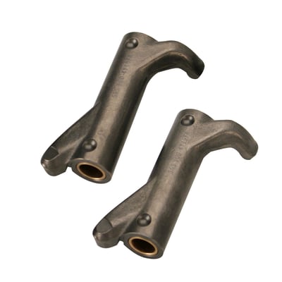 Forged rocker arm assembly only. Stock replacement for S&S 531371 rocker arm set.