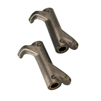 Forged rocker arm assembly only. Stock replacement for S&S 531371 rocker arm set.
