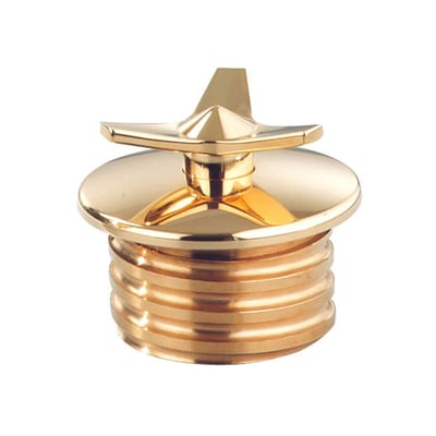 Polished brass in radical Retro styling.
Non-vented, left side.
Note: See 532258 for replacement rubber seal.