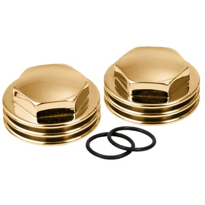 Forged brass construction, in a finned custom style. The special O-ring design will help prevent leakage. These Kustom-Tech rocker nuts are a must-have for Brass Knuckle lovers! 

Note: For a replacement o-ring set see 532362.