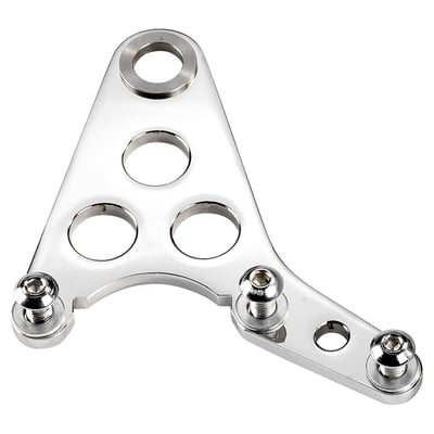 Stainless steel mounting bracket for use with 11-1/2" diameter brake rotors.