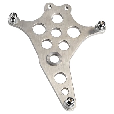 Stainless steel mounting bracket for use with 11-1/2" diameter brake rotors.