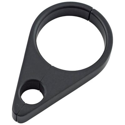 Clutch cable, 1 1/4" clamp, billet alu, black