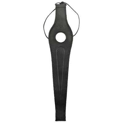 Black. This tank bib is contoured to hug the tank, without gaps around its edge. Comes with braided edges and are felt-backed to help prevent paint damage.