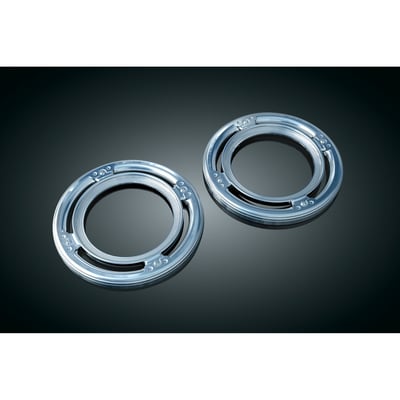 Chrome plated accents to dress-up the rear section of your bike.