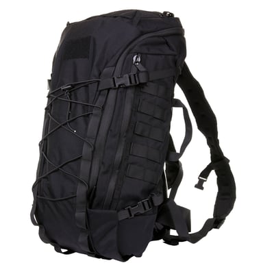 Back pack contractor made of 100% nylon. This backpack has one single zipper so you can open it completely. The inside of the backpack has several velcro panels, so you can attach various accessoires to it.