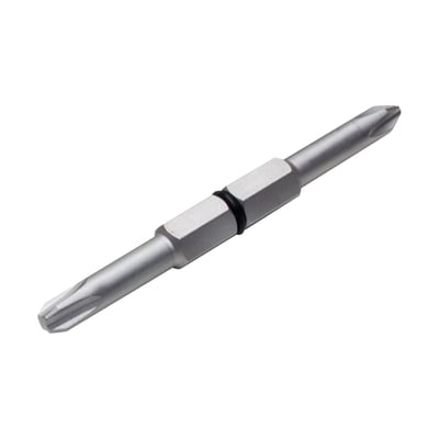 Incl. #2 & #3 Phillips bits. Replacement bits for 547069 multi-purpose tool and universal applicable. Pewter finish. Rubber O-ring to keep bits in place.