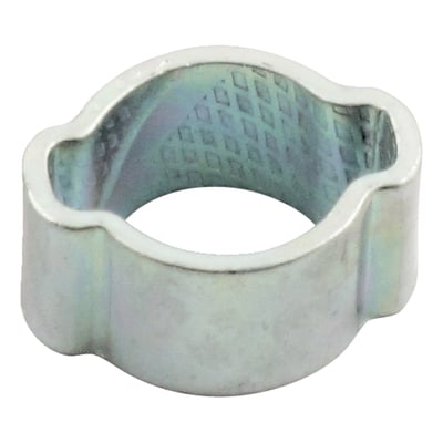 Multi purpose O-clip hose clamps of the 'Clamp & Click' type on vinyl, rubber or Tygon® type tubing for fuel or oil lines.