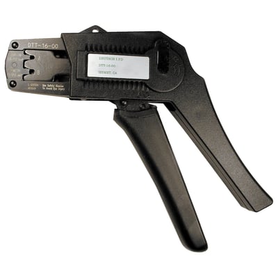 Used to crimp stamped Deutsch terminal pins of Deutsch DT and DTM series connectors only.
