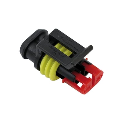 Includes male terminal pins and seals. Connects to the O2 exhaust sensor, front & rear. 
OEM replacement reference 72007-05