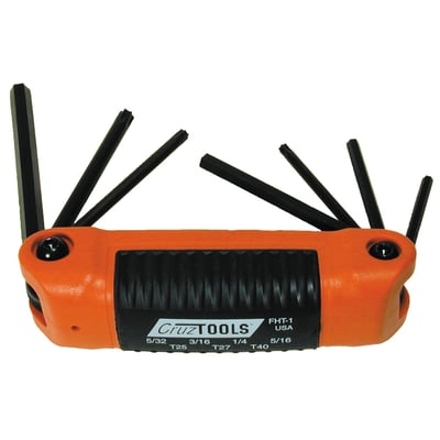 Includes the most used sizes on H-D motorcycles. Comes as a compact fold-up unit manufactured from heat treated chrome vanadium. 
USA sizes. Incl. allen (hex) (5/32", 3/16", 1/4", 5/16" and Torx® T25, T27, T40.