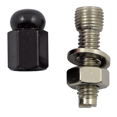 License plate mounts for those not afraid to attrack some attention. Don't forget to check out our style matching Trik Topz valve stem caps in our wheels chapter. 
Black