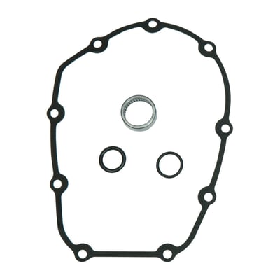 For chain driven cams. Used when changing cams. Includes camshaft cover gasket, o-rings and an inner bearing.