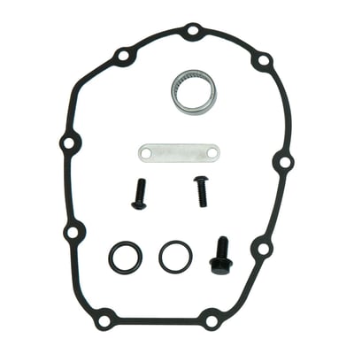 For gear driven cams. Used when changing cams. Includes camshaft cover gasket, o-rings and an inner bearing.