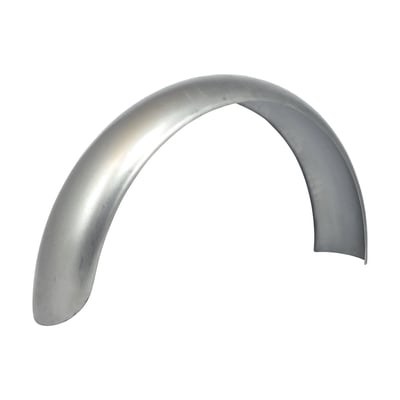 - 135mm wide.
- 365mm radius.
- 113cm long.
- 2 mm thick.
Manufactured by Penz Custombikes to help bike builders to create great one-off bikes. Fenders are available in a width and radius specific selection for that perfect precision tire-fit. Made from 2mm thick steel to give it both strength and great characteristics for welding.
Note: Length is measured around the radius. Width is measured from inside to inside and mentioned for reference only.