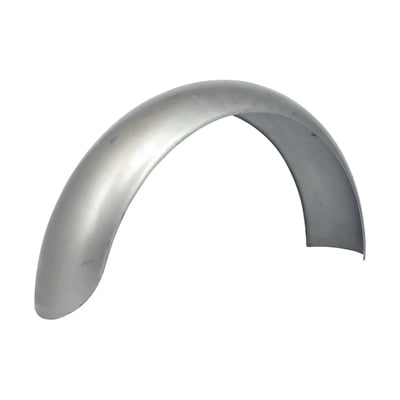 - 145mm wide.
- 336mm radius.
- 104cm long.
- 2 mm thick.
Manufactured by Penz Custombikes to help bike builders to create great one-off bikes. Fenders are available in a width and radius specific selection for that perfect precision tire-fit. Made from 2mm thick steel to give it both strength and great characteristics for welding.
Note: Length is measured around the radius. Width is measured from inside to inside and mentioned for reference only.
