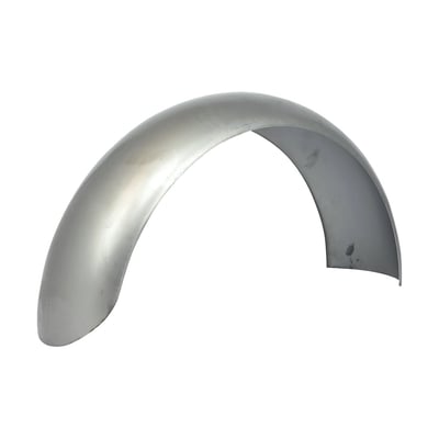 - 170mm wide. 
- 335mm radius. 
- 104cm long. 
- 2 mm thick. 
Manufactured by Penz Custombikes to help bike builders to create great one-off bikes. Fenders are available in a width and radius specific selection for that perfect precision tire-fit. Made from 2mm thick steel to give it both strength and great characteristics for welding. 

Note: Length is measured around the radius. Width is measured from inside to inside and mentioned for reference only.