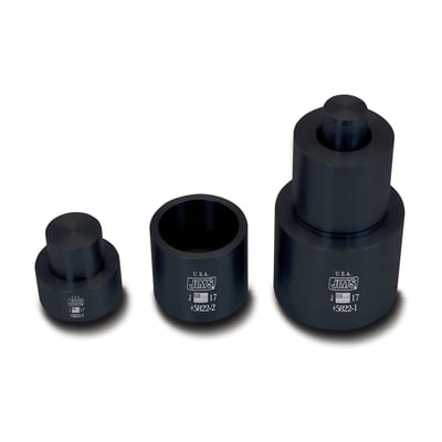 Used to install OEM 9208 spherical swingarm bearings. Bearings must be installed and aligned accurately for good handling. Both drive side and brake side bearings, which are at different depths, can be easily and accurately installed with this tool kit. includes a remover to press the spacer out of the bearing.