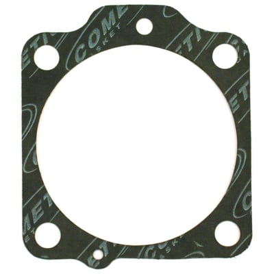 Front gasket. .031"  thick fiber, a premium hi-temperature, hi-density creep resistant material that requires no re-torquing, no additional sealants, is fuel resistant and asbestos free. OEM replacement reference 16776-63.