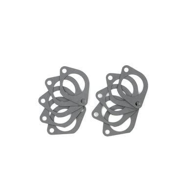 Fiber. OEM style replacement manifold intake gasket. Gasket fits front & rear. 
Will not fit 84-89 models that are converted to the later (90-up style) full aluminum manifold. 
OEM replacement reference 29242-83.