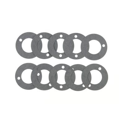 Fiber. OEM replacement reference 31488-77. 
Cometic's fiber gaskets are made from premium hi-temperature, hi-density creep resistant material that requires no re-torquing, no additional sealants, is fuel resistant and asbestos free.