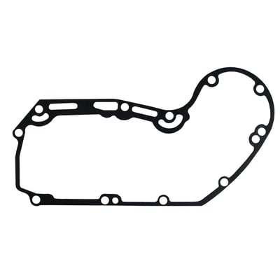 .060" thick AFM (Aluminum Foamet Material). AFM gaskets are made with an aluminum core with a chemically blown, compounded nitrile synthetic thin foam-like rubber layer bonded to both sides. Temperature resistance of over 250°F (122°C). AFM rubber has a 85% recovery while maintaining strong torque retention. Re-torquing, gasket sealers or silicone beads are not required.
OEM replacement reference 25263-90, 25263-90A, 25263-90B, 25263-90C.