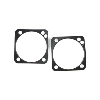 Front & rear gasket for one engine. .010" thick SLS (Single Layer Steel), a non-embossed steel core with a .001" thick coating of heat resistant nitrile rubber on both sides.