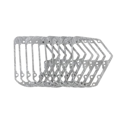 .031" thick fiber, a premium hi-temperature, hi-density creep resistant material that requires no re-torquing, no additional sealants, is fuel resistant and asbestos free. 
OEM replacement reference 25225-93, 25225-93A, 25225-93B. 
Note: Cometic advises to use .032" thickness AFM to help minimize effecting camshaft end play.