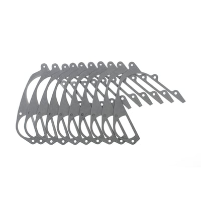 Fiber. The 'large' gasket. 
OEM replacement reference 34902-79A. 
Cometic's fiber gaskets are made from premium hi-temperature, hi-density creep resistant material that requires no re-torquing, no additional sealants, is fuel resistant and asbestos free.